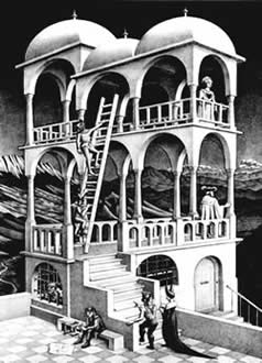 Belvedere 观景台 Escher 埃舍尔